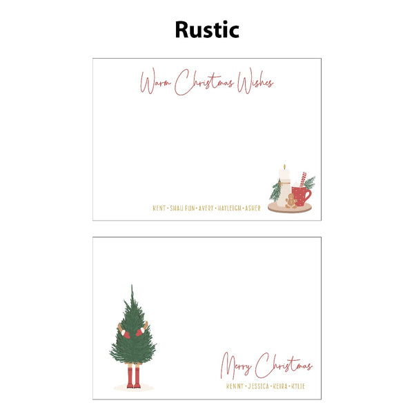 Christmas Personalised Note Card