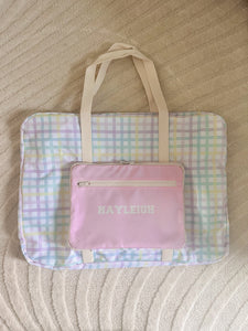 Personalised Foldable Travel Bag (Does not come with Additional Strap)