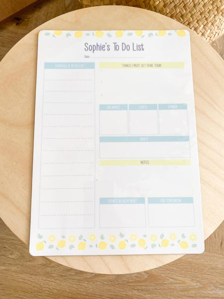 Personalised To Do List