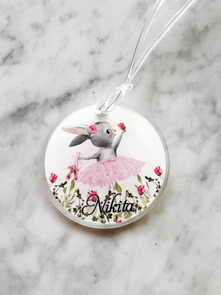 Personalised Acrylic Bag Tags / Ornaments (Pre-Order)