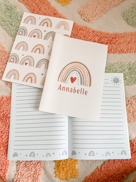 Rainbow Personalised Book and Sticker Set