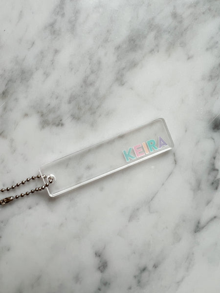 Personalised Acrylic Bag Tags (Pre-Order)