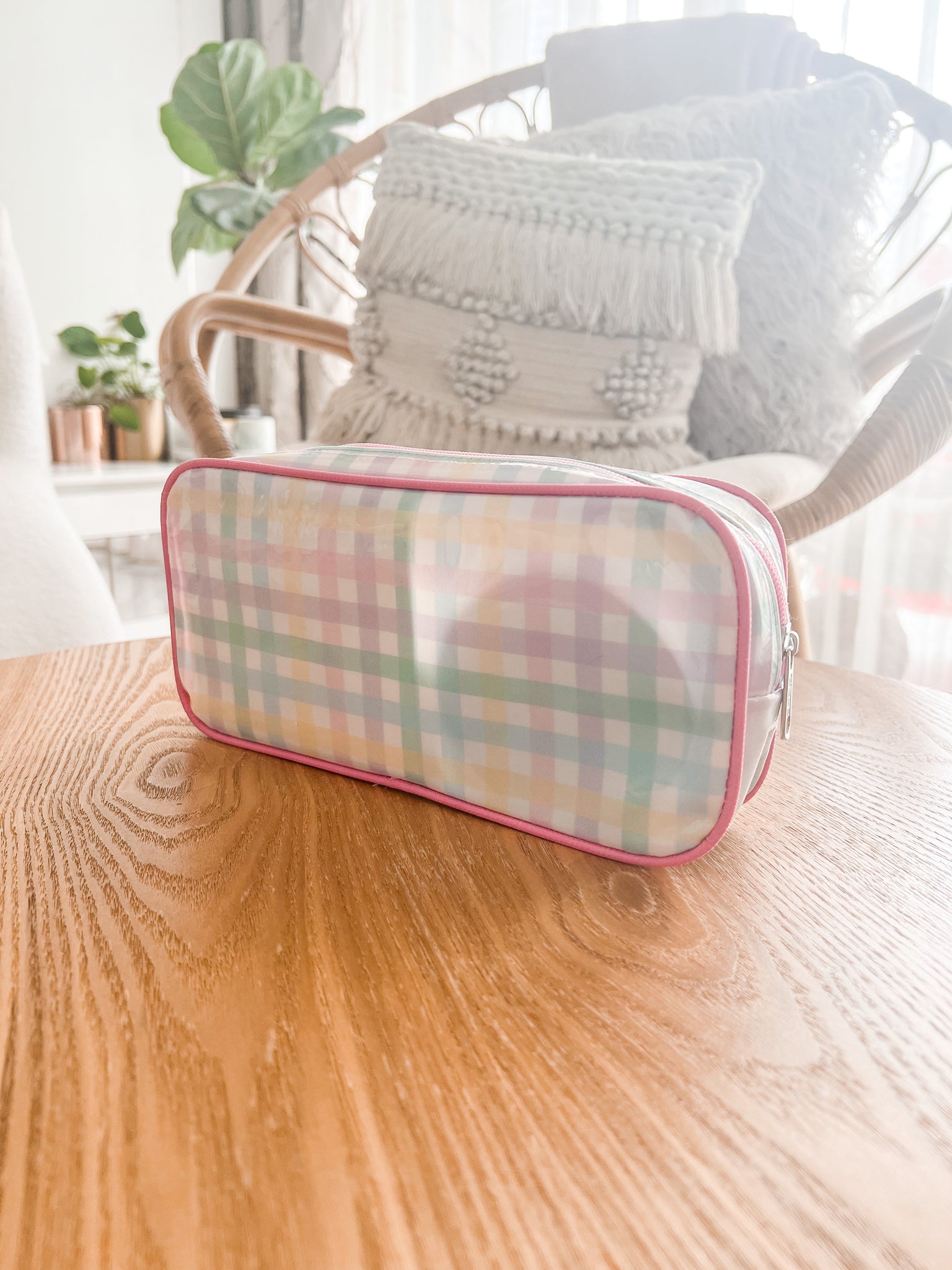 Personalised Travel Transparent Pouch