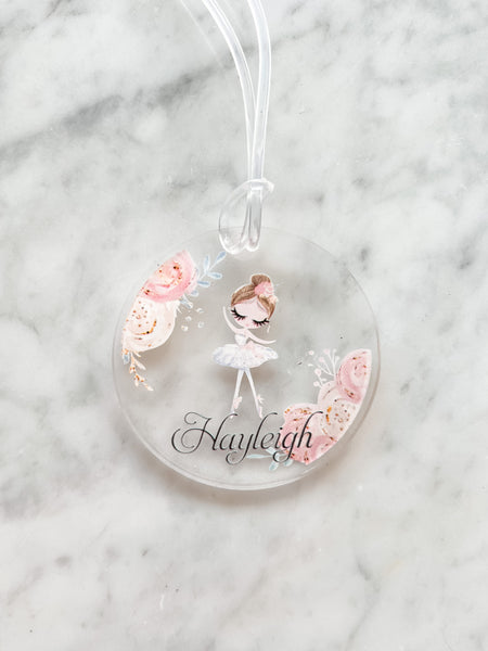 Personalised Acrylic Bag Tags / Ornaments (Pre-Order)