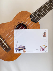 Music - Personalised Note Card