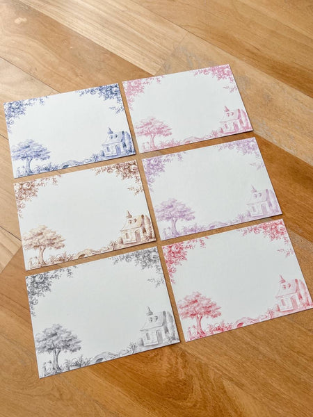 Toile de Jouy v.2 - Personalised Note Card