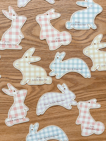 Personalised Bunny Gift Tags