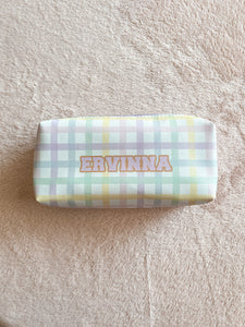 Personalised Cosmetic Pouch (inner purple lining will be changed)